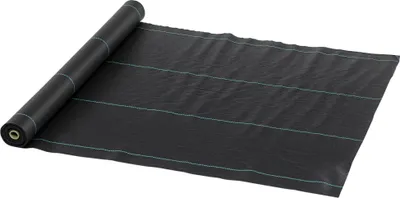 Produktbild von Outsunny Unkrautvlies, 100 x 1 m, Geotextil, reiß- und witterungsbeständig, Polypropylen, Schwarz