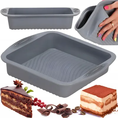 Produktbild von Karwil Silikon-Kuchenform Quadratisch Backform