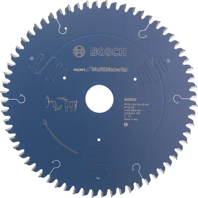 Produktbild von EXPERT Multi Material Kreissägeblatt, 216x2,4/1,8x30 mm, Z64