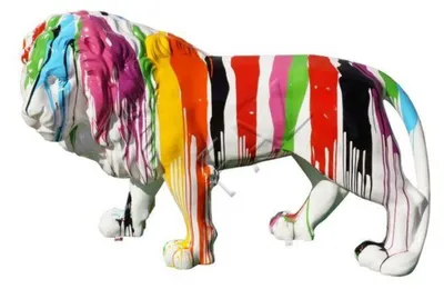 Image de Design Lion Figure Statue Sculpture Figures Décoration Nouveau C588R
