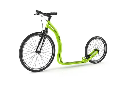 Produktbild von Tretroller Yedoo Trexx 26/20 Alu Roller Scooter Sportroller Rennroller grün