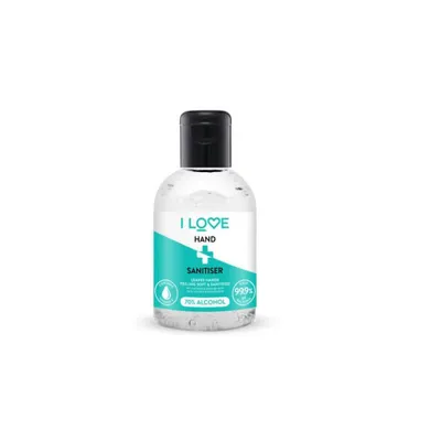 Obrázek produktu pro I Love Hand Sanitisser dezinfekční gel na ruce 70 % alkoholu 100 ml