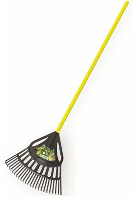 Image de Balai à Feuille/Gazon 64 cm -  - Manche Fibre 1m30 - Nettoyage Efficace et Pratique - D-Work
