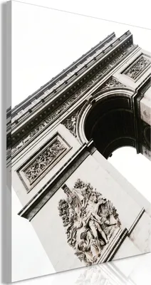 Produktbild von Italienischer Leinwand Leinwandbild - Triumphal Arch (1 Part) Vertical 60x90 cm Städte d-A-0126-b-a