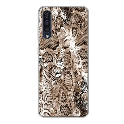 Produktbild von MuchoWow® Handyhülle Schutzhülle Hülle für Samsung Galaxy A50 Tiermuster - Schlange - Haut Silikon Softcase Handy Hülle - Mobiltelefonhülle