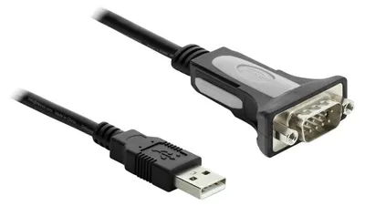 Produktbild von Delock Adapter USB 2.0 Typ-A zu 1 x Seriell RS-232 D-Sub 9 Pin Stecker 3 m