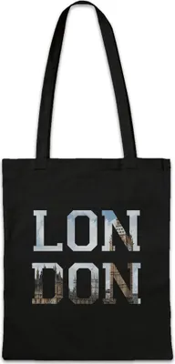Produktbild von Urban Backwoods London, Stofftasche, Farbe: Schwarz