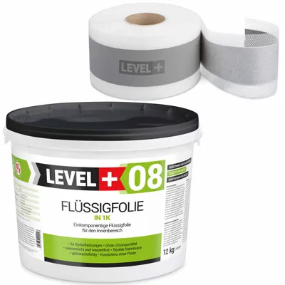 Produktbild von Dichtset Flüssigfolie 12 Kg Dichtband 10m Duschelement Badabdichtung SET16