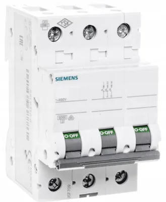 Productafbeelding van Siemens stroomonderbreker 5SL6363-6, 3-polig, type B, 63A