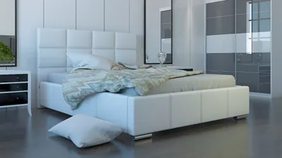 Produktbild von Polsterbett Bett Doppelbett SILVIO L 180x200cm inkl.Lattenrost