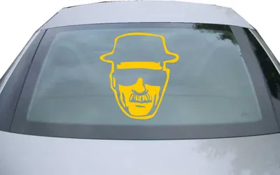Produktbild von Indigos UG - Aufkleber Heckscheibe & Motorklappe DE2054 - gold - 600x549 mm - Methylamphetami - Auto Scheiben Fenster Heckklappe Tuning Racing JDM - Die cut