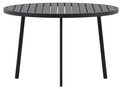 Zdjęcie produktu dla Giardini stół ogrodowy Ø120cm czarny.