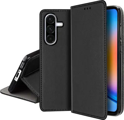 Obrázok produktu pre ETUI SKÓRZANE do Samsung A56 5G MAGNETYCZNE BOOK CASE TOKRA SZKŁO