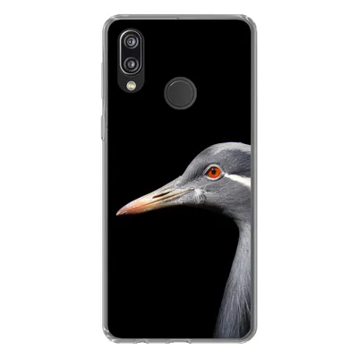 Produktbild von MuchoWow® Handyhülle Schutzhülle Hülle für Huawei P20 Lite (2020) Kraniche auf schwarzem Hintergrund Silikon Softcase Handy Hülle
