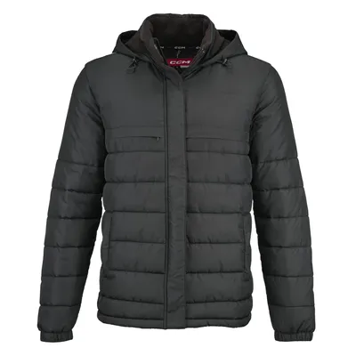 Produktbild von CCM TEAM QUILTED WINTER JACKET SR , Größe:XXL, Farbe:schwarz