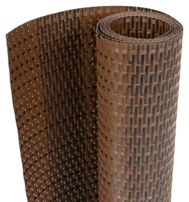 Zdjęcie produktu dla vidaXL Parawany balkonowe 10 szt. Brązowy Czarny 255x19 cm Poly Rattan