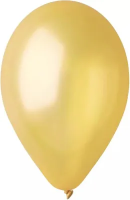 Obrázok produktu pre Metalické balóniky, zlaté (100 kusov)