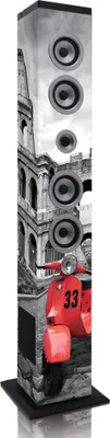 Image de Enceinte tour Bluetooth, radio FM, lecture USB/SD