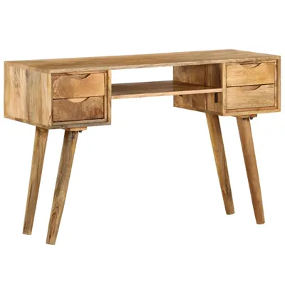 Produktbild von Schreibtisch Massivholz Mango 115×47×76 cm