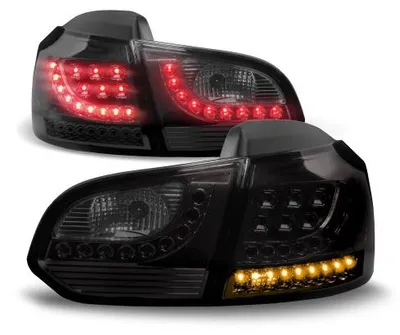 Für VW Golf 6 Original NewDesign LED Rückleuchten Schwarz dynamische Laufblinker in der Farbe Schwarz von Jom Car-Parts GmbH