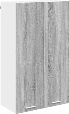 Obrázek produktu pro vidaXL Nástěnná skříňka Riga Grey Sonoma 60 x 31 x 100 cm Materiál na bázi dřeva