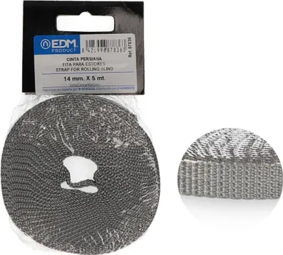 Produktbild von Mini-Rollladen-Gurt 5 m - Breite 14 mm - Grau