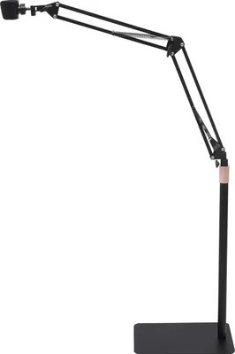 Obrázek produktu pro Stojan na fén - Podlahový stojan - Otočný o 360° - Nastavitelná výška 55-100 cm - Uhlíková ocel - Univerzální držák fénu - Nosnost <1 kg