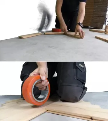 Produktbild von Parkettring 150mm Neu Schlagring für Parkett Profi Werkzeug klebefreies Verlegen