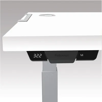 Produktbild von Fellowes 9870201, Rechteckige Form, Melamin, PVC, Weiß, Melamin, 2 mm, 800 mm
