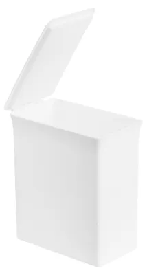 Waschmittel-Aufbewahrungsbox mit Deckel, staubdicht, 14x12x6 cm
