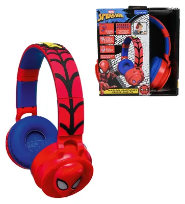 Image de Lexibook, Spider-Man, casque Bluetooth, rouge, HPBT015SPLXB