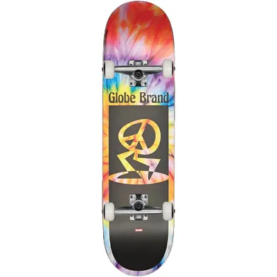 Produktbild von GLOBE Kids Complete Skateboard Peace Man Mid spiral dye/black 7.6