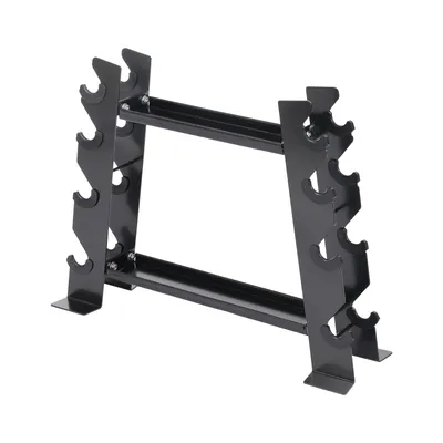 Obrázek produktu pro Stojan na činky Multifunkční černý držák na činky max. 150 kg