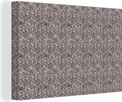 Produktbild von OneMillionCanvasses® - Leinwandbilder - 140x90 cm, Granit - Muster - Textur, Wandbilder Kunstdruck Wanddekoration - Foto auf Leinwand - Gemälde auf Holzrahmen