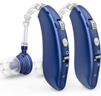 Produktbild von Digitaler Hörverstärker mit USB Akku, Geräuschunterdrückung und Lautstärkekontrolle, komfortable Hörhilfe für linkes & rechtes Ohr, wiederaufladbar