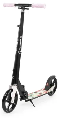 Image de Trottinette pliable pour la ville - 2 roues - Guidon réglable en hauteur - Pour enfants - Rose