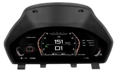 Obrázok produktu pre Digitálny prístrojový panel, 12,3-palcový LCD displej, kompatibilný s modelmi BMW radu 3 a 4, BM003
