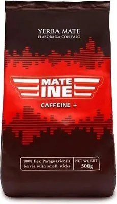 Immagine prodotto di Tè Yerba Mate MateIne Caffeine 500g - forte Yerba Mate del Paraguay senza additivi - senza aromi artificiali aggiunti