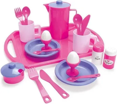 Produktbild von 4345 - Mlp Frühstücksset Tablett Netz 23 Teile