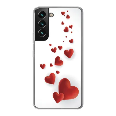 Produktbild von MuchoWow® Handyhülle Schutzhülle Hülle für Samsung Galaxy S22 Plus Eine Illustration eines Pfades der Herzen Silikon Softcase Handy Hülle - Schutzabdeckung