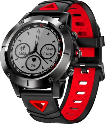 Image de Montre sport intelligent rouge
