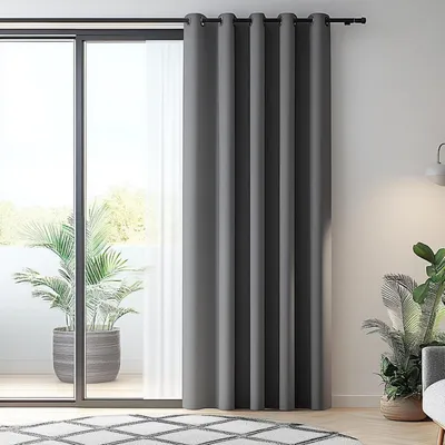 Obrázek produktu pro Zatemňovací závěs jako prostorový člen, šedá barva, rozměry 254 x 274 cm