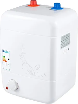 Produktbild von Kleinspeicher Boiler - Untertisch Warmwasserspeicher - 8 Liter Volumen - 1500 W Leistung - Drucklos Niederdruck - Mit Stecker - Weiß
