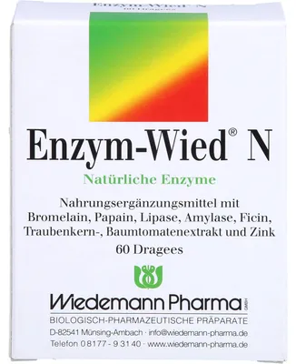 Obrázek produktu pro Enzym-Wied N přírodní enzymy potahované tablety, 60 tablet