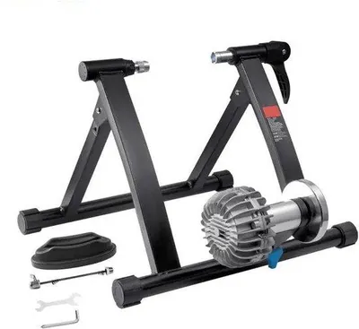Productafbeelding van Famanu fietstrainingstoestel - Magnetisch weerstandsmechanisme - Zwart