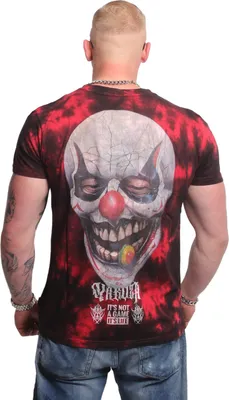 Produktbild von Yakuza Herren Clown Batik T-Shirt, Rot, M