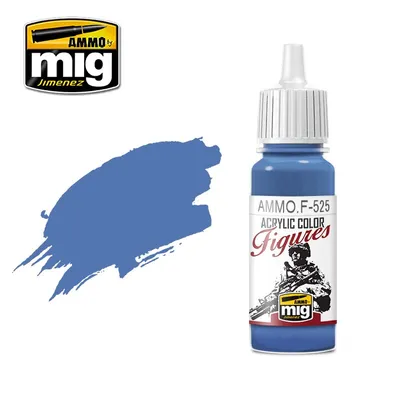 Produktbild von Torro Acrylfarbe Mittelblau 17ml AMMO.F-525, wasserlöslich für Pinsel & Airbrush