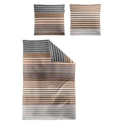 Produktbild von Irisette Lyocell-Satin Bettwäsche-Garnitur Lotus 8578 Farbe kupfer 155x220+80x80cm