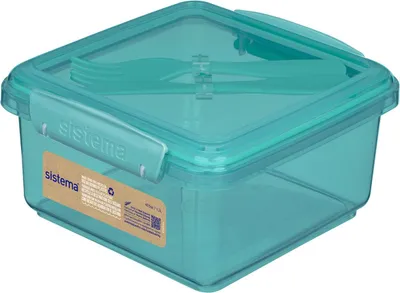 Produktbild von Sistema Lunch Plus Box Recycelt - 1,2 L -  farblich sortiert