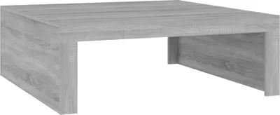 Obrázok produktu pre vidaXL Konferenčný stolík Grey Sonoma 100x100x35 cm Drevo Materiál